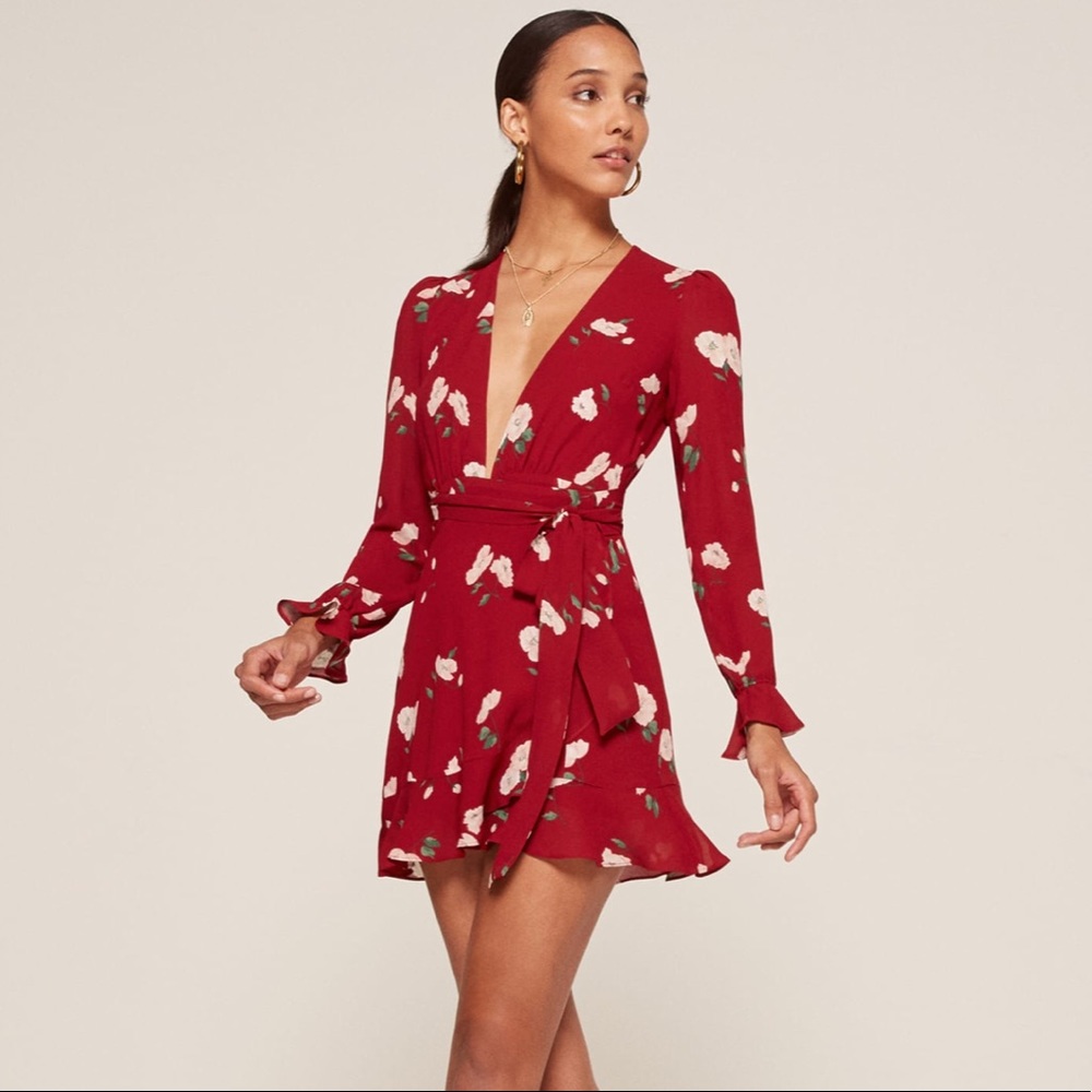 Reformation Whitby Petite Dress Size XL